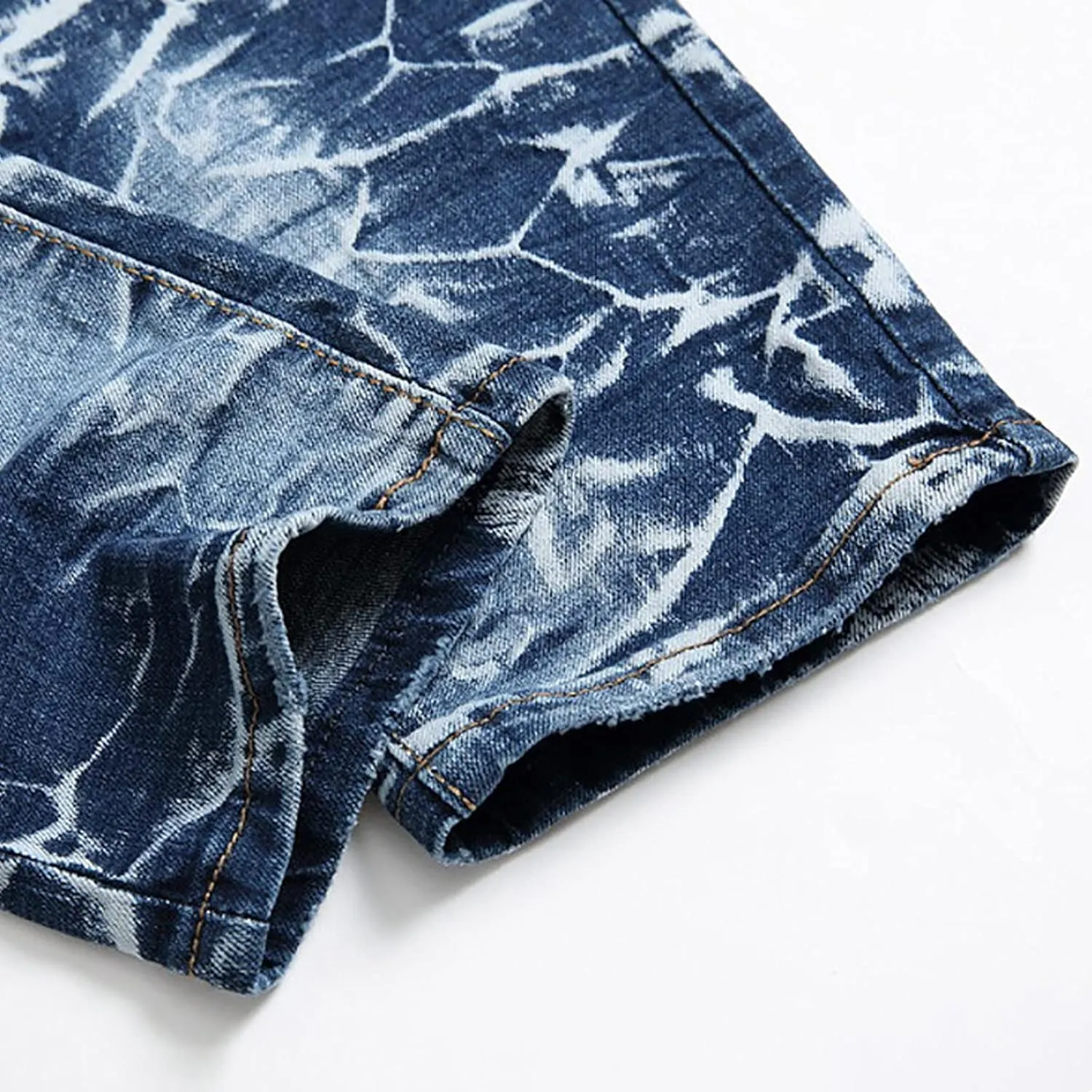 2023 Men's Slim Fit Straight Leg Jean Ripped Skinny Jeans Retro Classic Denim Pants Stylish Fashion Jean Pant Trousers