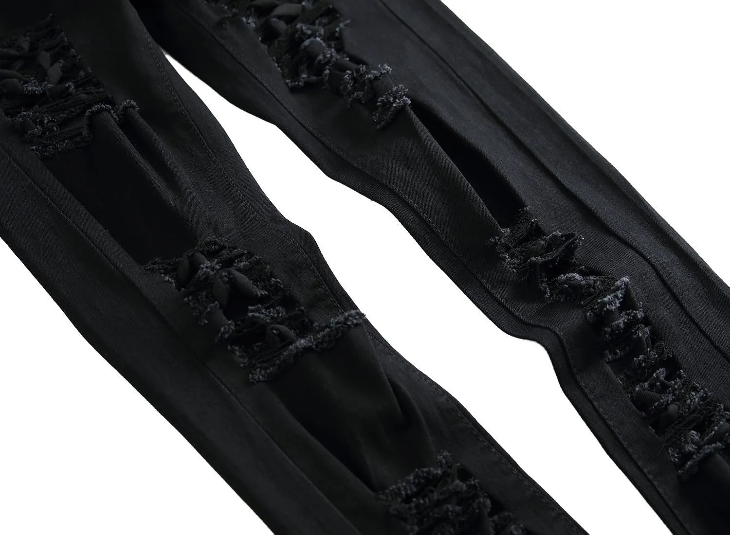 2023 Men's Slim Fit Straight Leg Jean Ripped Skinny Jeans Retro Classic Denim Pants Stylish Fashion Jean Pant Trousers