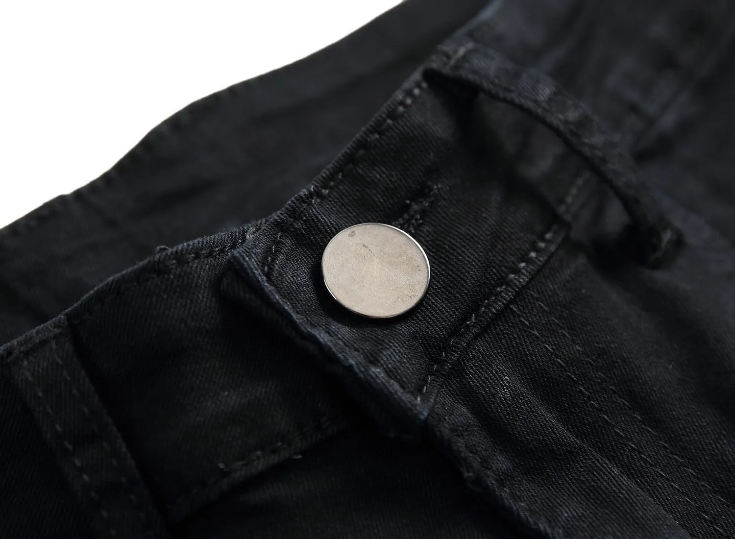 2023 Men's Slim Fit Straight Leg Jean Ripped Skinny Jeans Retro Classic Denim Pants Stylish Fashion Jean Pant Trousers