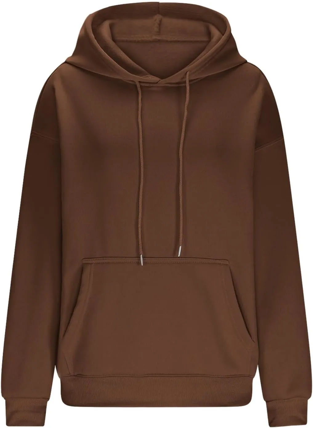 2024 Fashion Womens Cute long sleeve Cotton Hoodies, soft touch crew neck Sweatshirts,Fall Fleece Pullover tops