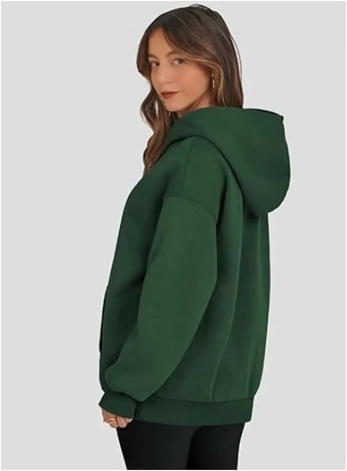2024 Fashion Womens Cute long sleeve Cotton Hoodies, soft touch crew neck Sweatshirts,Fall Fleece Pullover tops