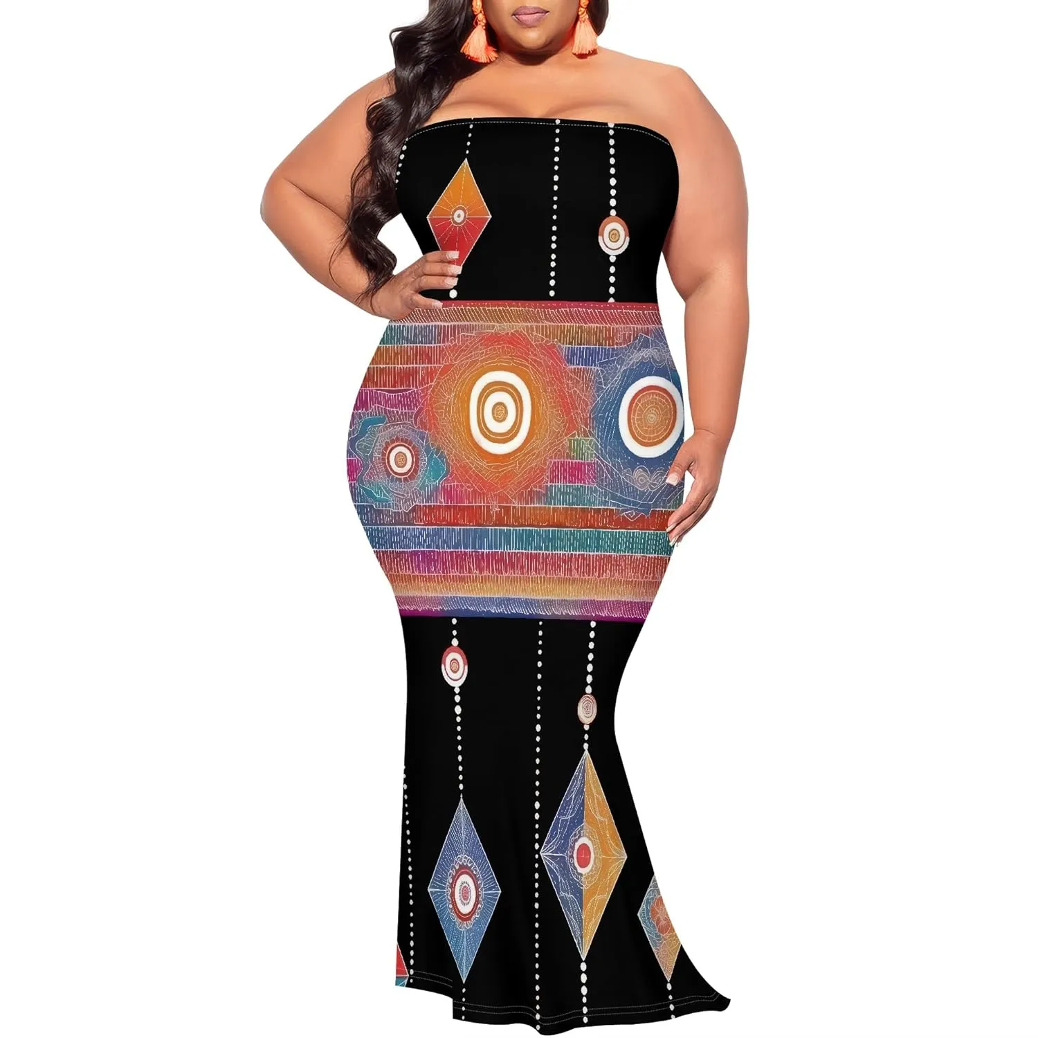 2025 Women Off Shoulder Long Evening Dress Summer Fashion Sundress Floral Print Plus Size Dresses Cocktail Clothing
