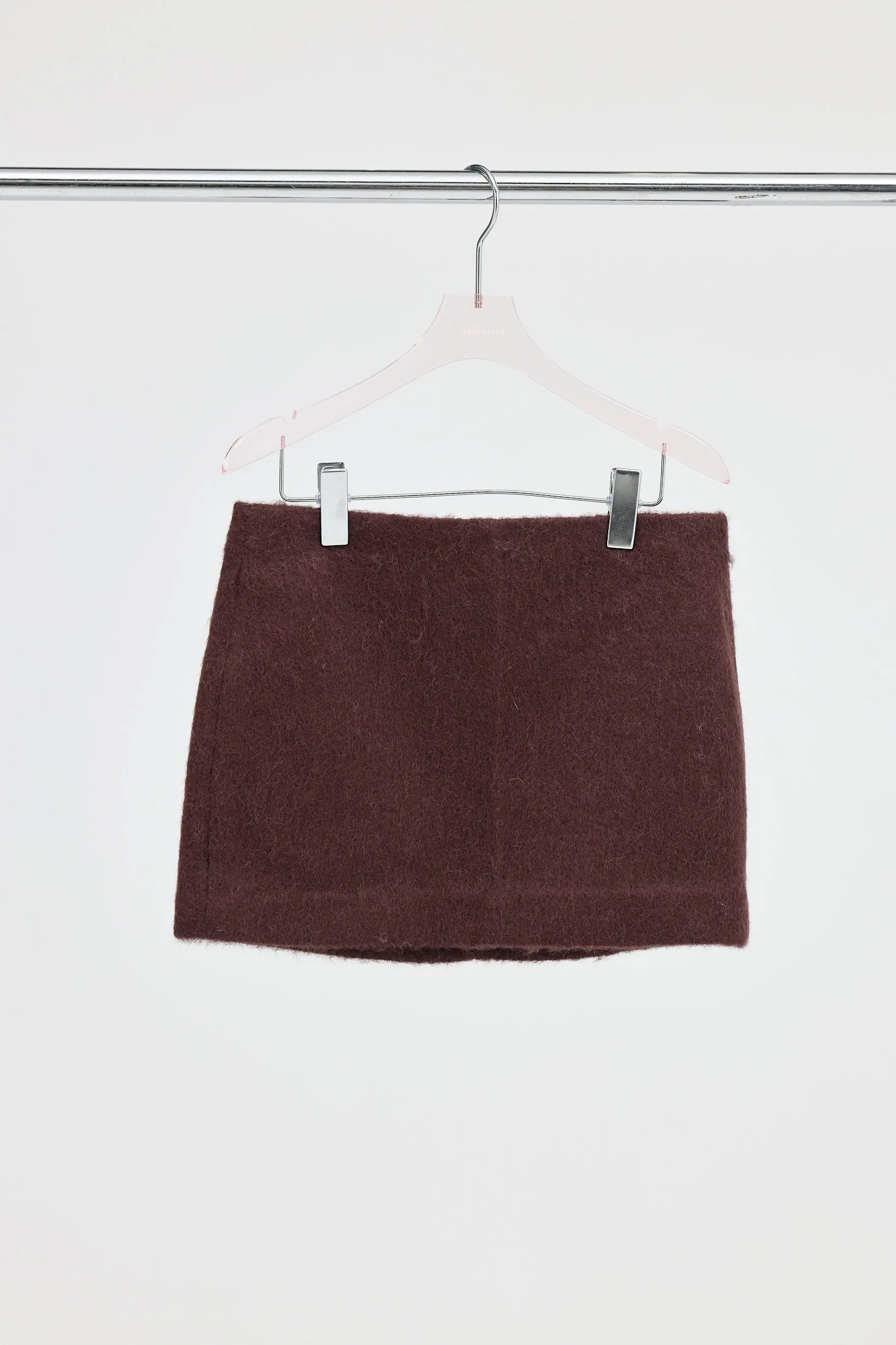 Alma Wool Skirt - Chocolate