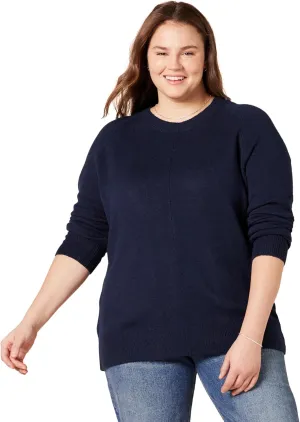 Amazon Essentials Women's Classic-Fit Soft Touch Long-Sleeve Crewneck Sweater