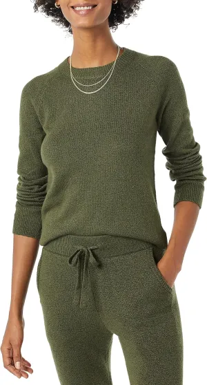 Amazon Essentials Women's Classic-Fit Soft Touch Long-Sleeve Crewneck Sweater