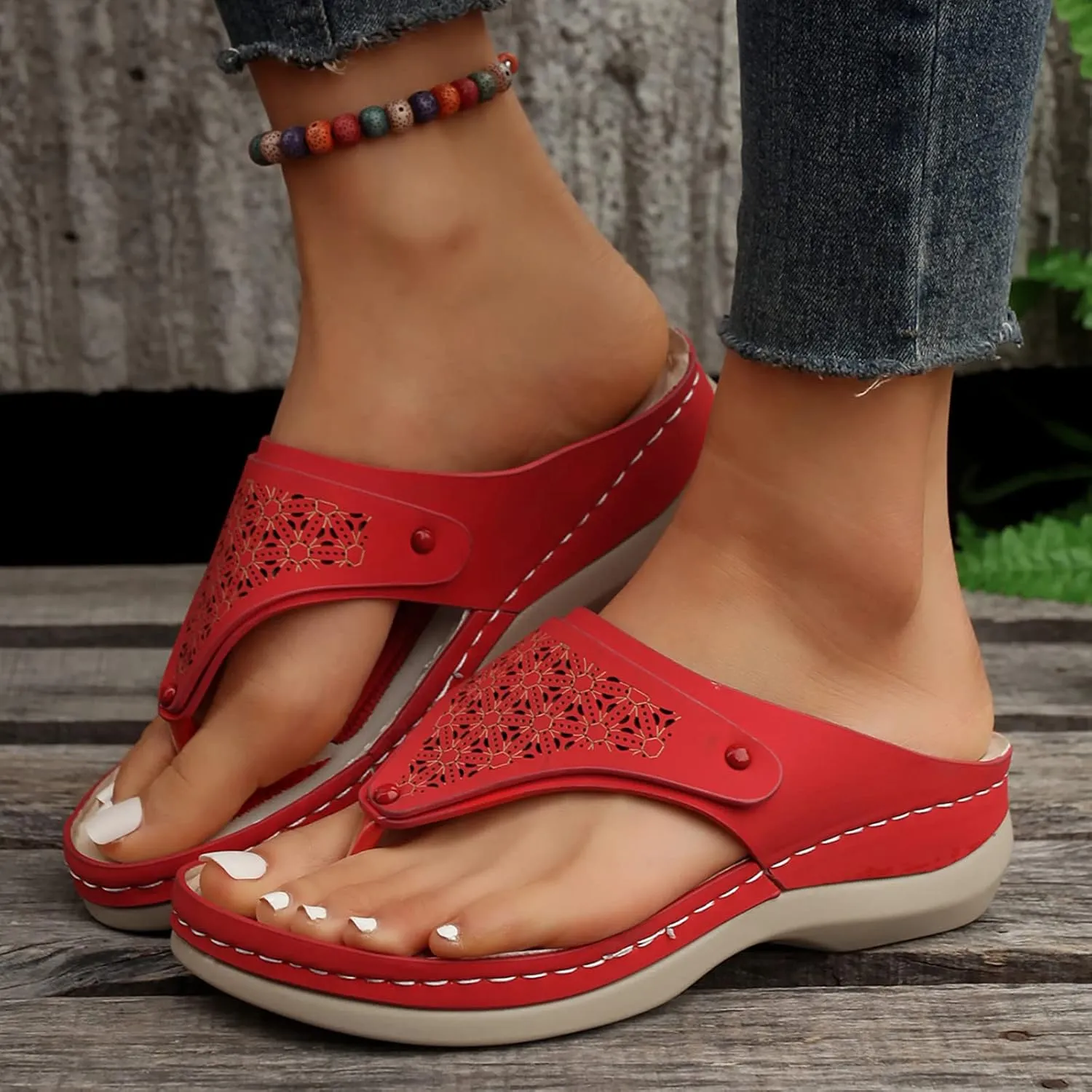 Avylays Breathable Mesh Sports Sandals With Non-Slip Sole Comfort Walking Sandals Slip On Flip Flops Beach Sandals