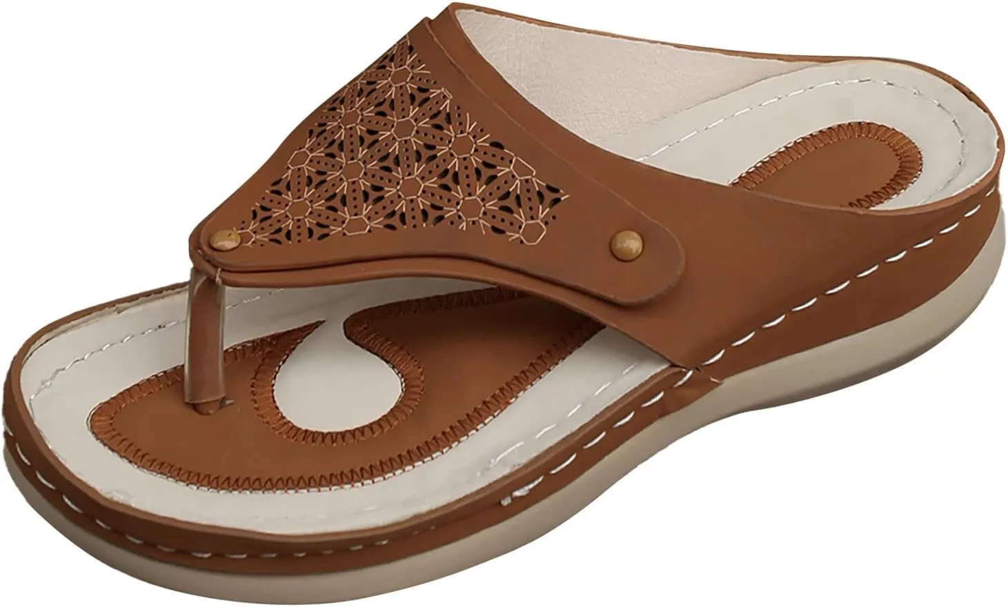 Avylays Breathable Mesh Sports Sandals With Non-Slip Sole Comfort Walking Sandals Slip On Flip Flops Beach Sandals