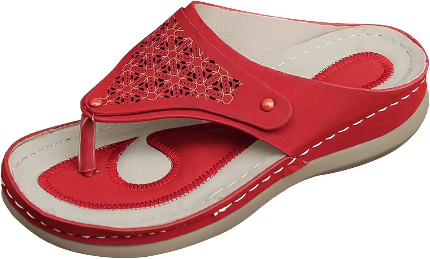 Avylays Breathable Mesh Sports Sandals With Non-Slip Sole Comfort Walking Sandals Slip On Flip Flops Beach Sandals