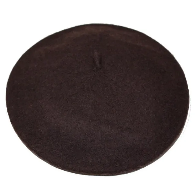 AWAYTR Women's Hat Fashion Women Beret Cap Winter Warm Wool Hats Casual French Artist Beanie Hat Cap Headwear Fall Berets