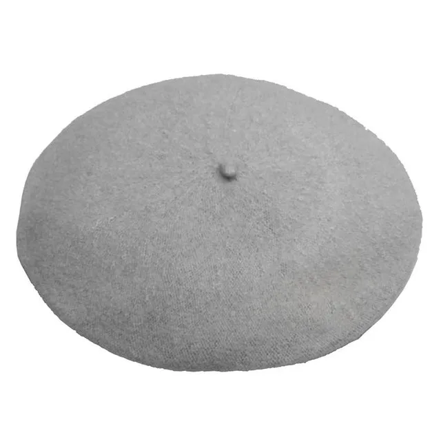AWAYTR Women's Hat Fashion Women Beret Cap Winter Warm Wool Hats Casual French Artist Beanie Hat Cap Headwear Fall Berets