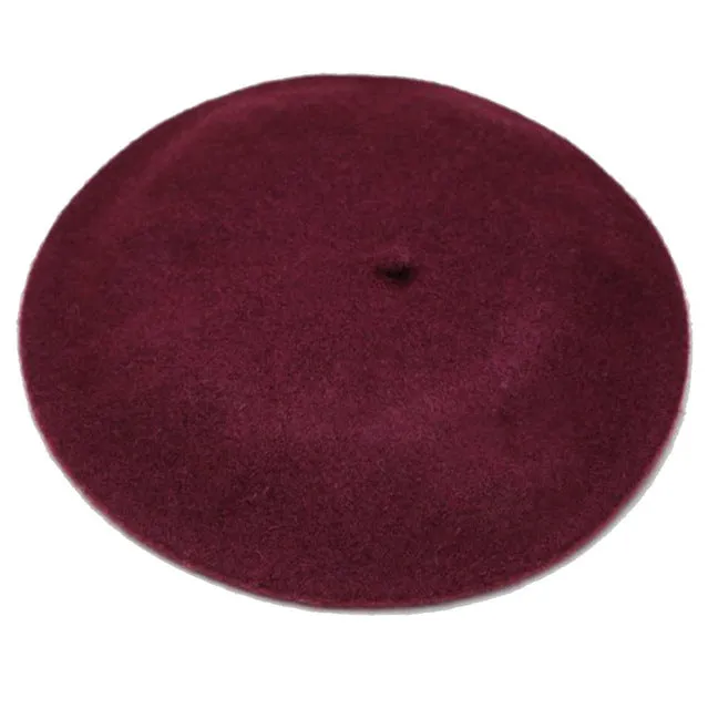AWAYTR Women's Hat Fashion Women Beret Cap Winter Warm Wool Hats Casual French Artist Beanie Hat Cap Headwear Fall Berets
