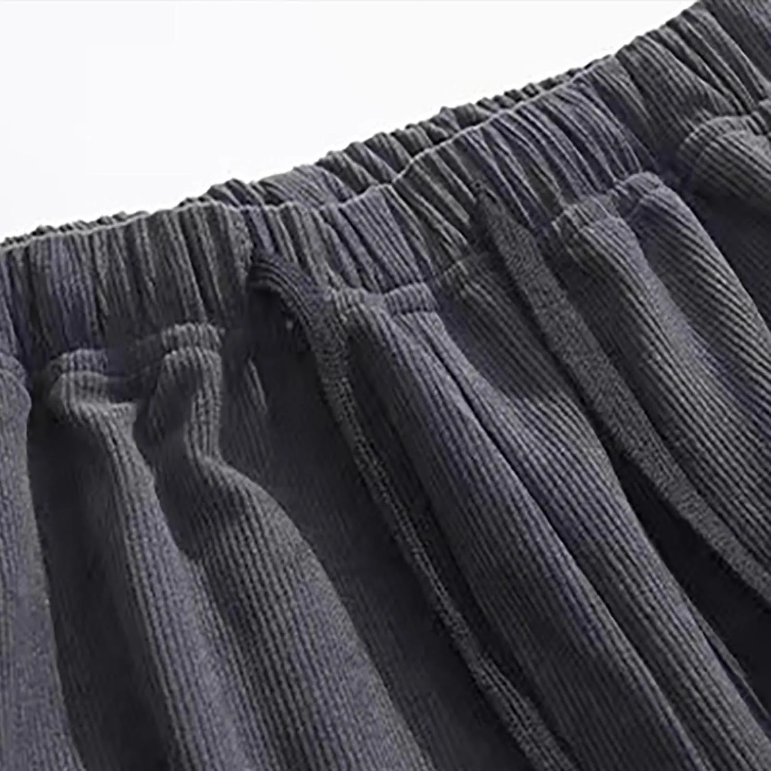 Aymnlox Mens Casual Jogger Pants Lightweight Outdoor Hiking Corduroy Pants Tapered Slim Fit Workout Gym Trousers with Pockets