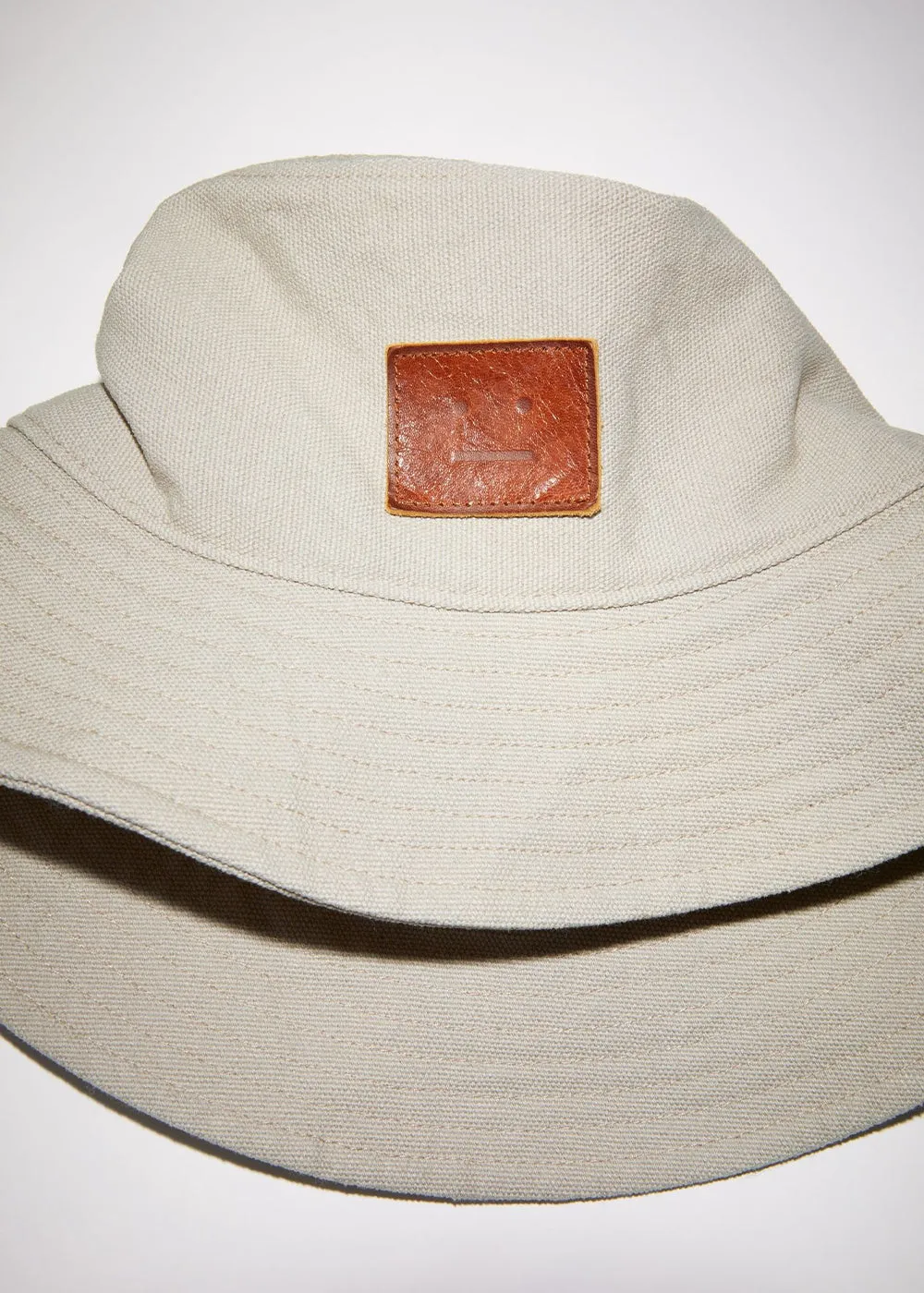 Beige Buko Canvas Bucket Hat