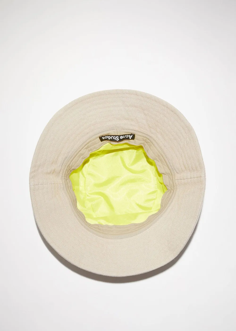 Beige Buko Canvas Bucket Hat