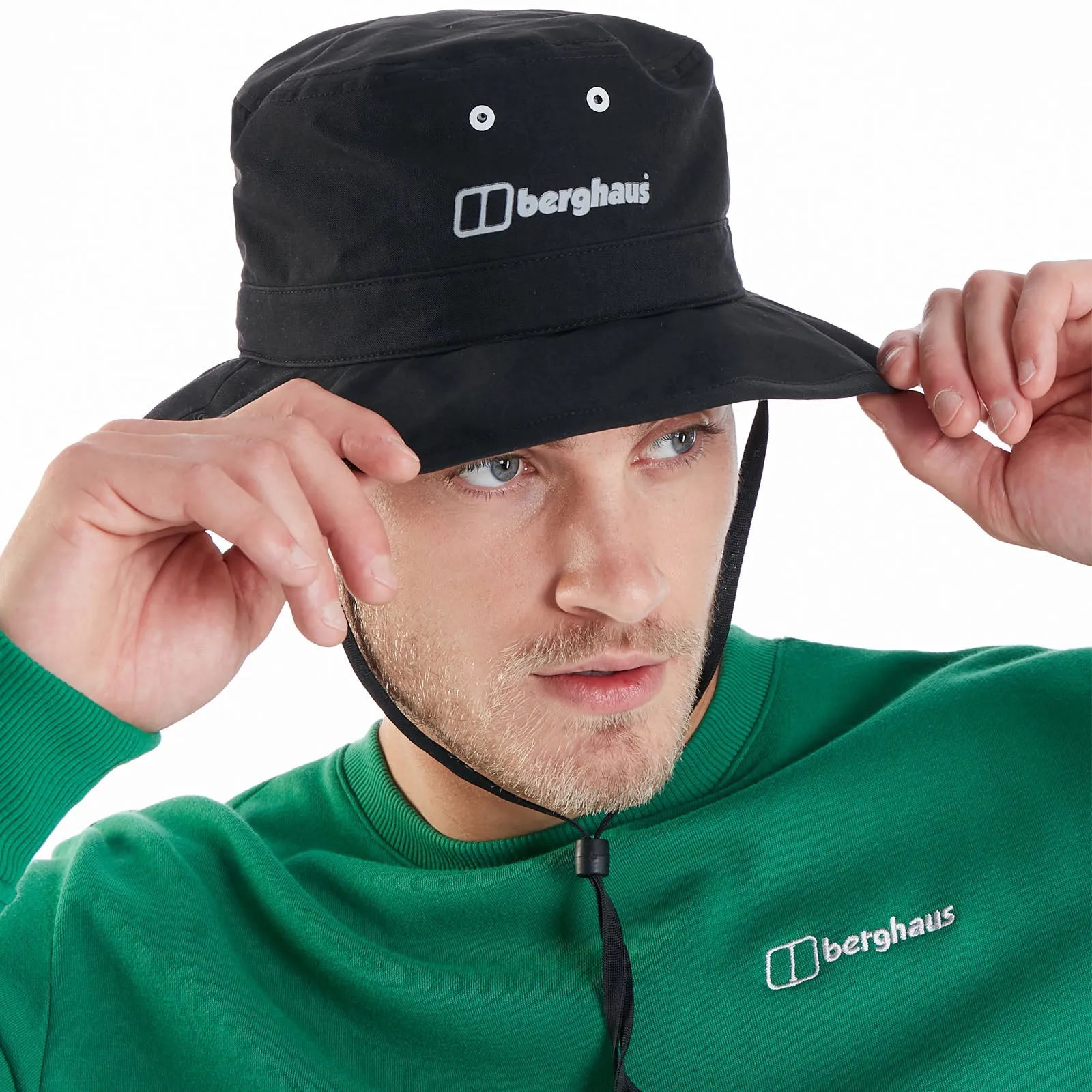 Berghaus Unisex Ortler Bucket Hat - Black