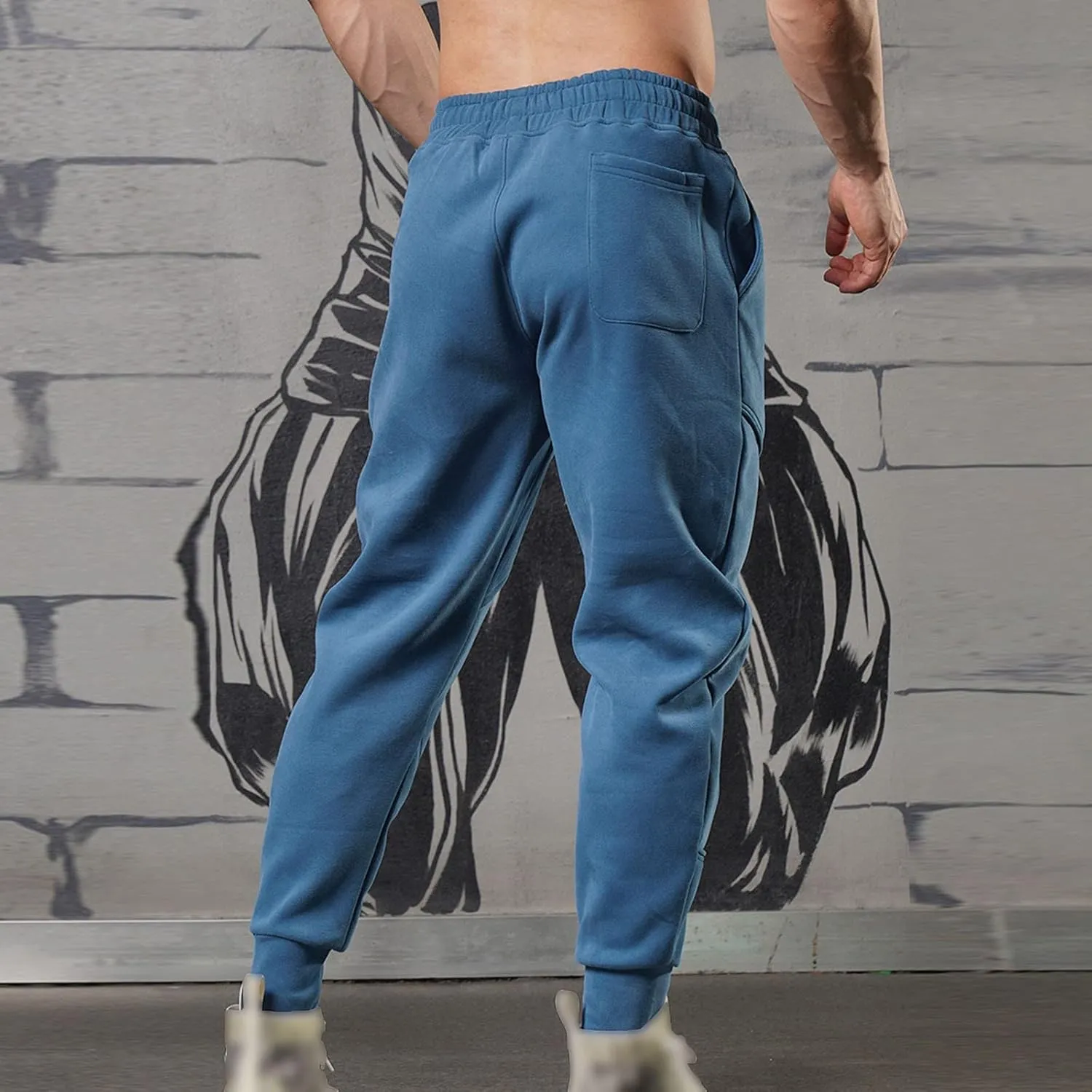 Big and Tall Cargo Pants for Men Sweatpants for Men Jogger Sports Pants Drawstring Straight Trousers Men's Cargo Pant