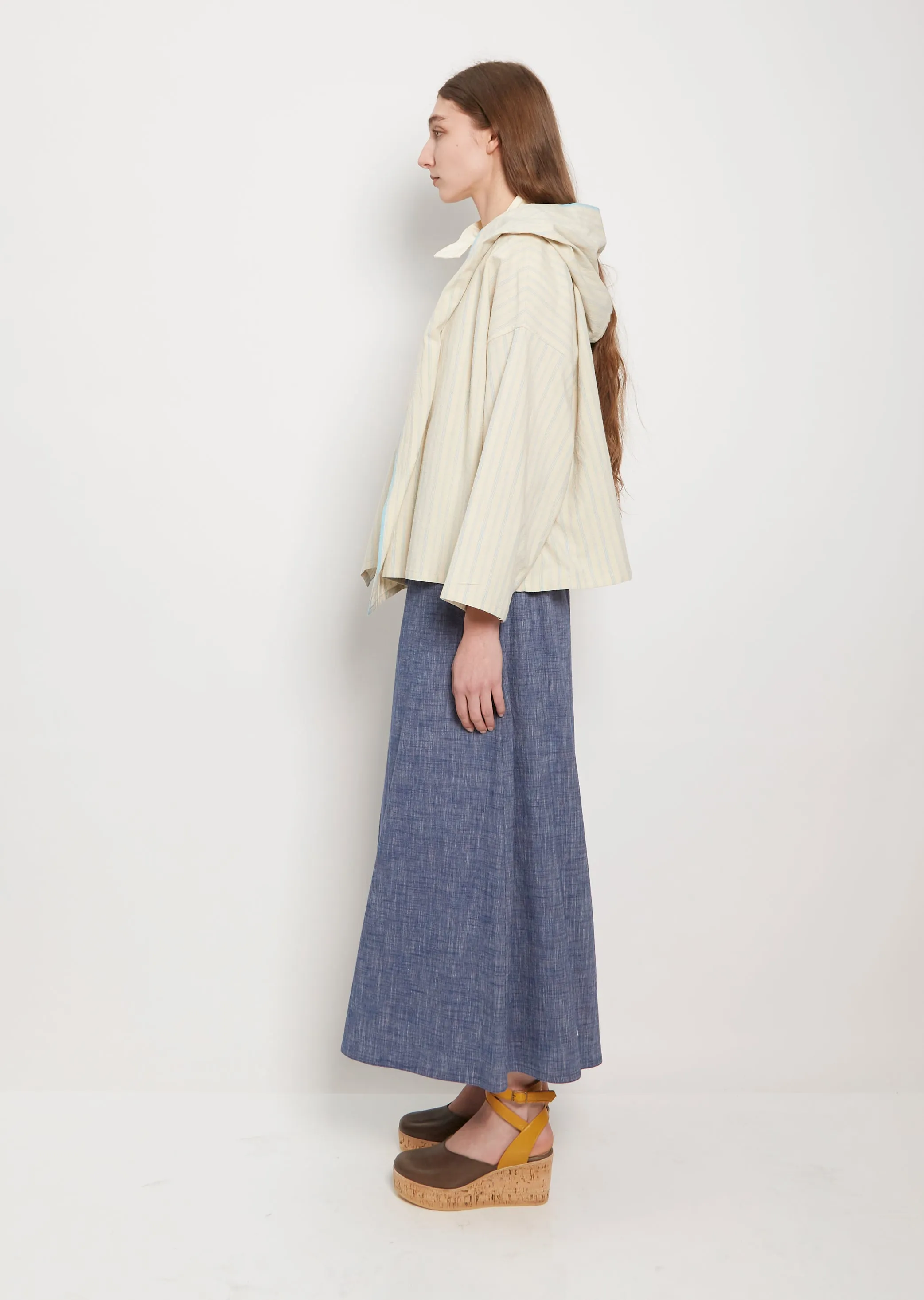 Big Hooded Cotton Jacket