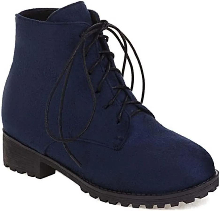 Black Booties for Women Ankle Black Wedge Booties Women Wide Width Boots Work Boot Shoe Laces Men Closed Back Lightweight Breathable Closed Toe Wide Fit Available