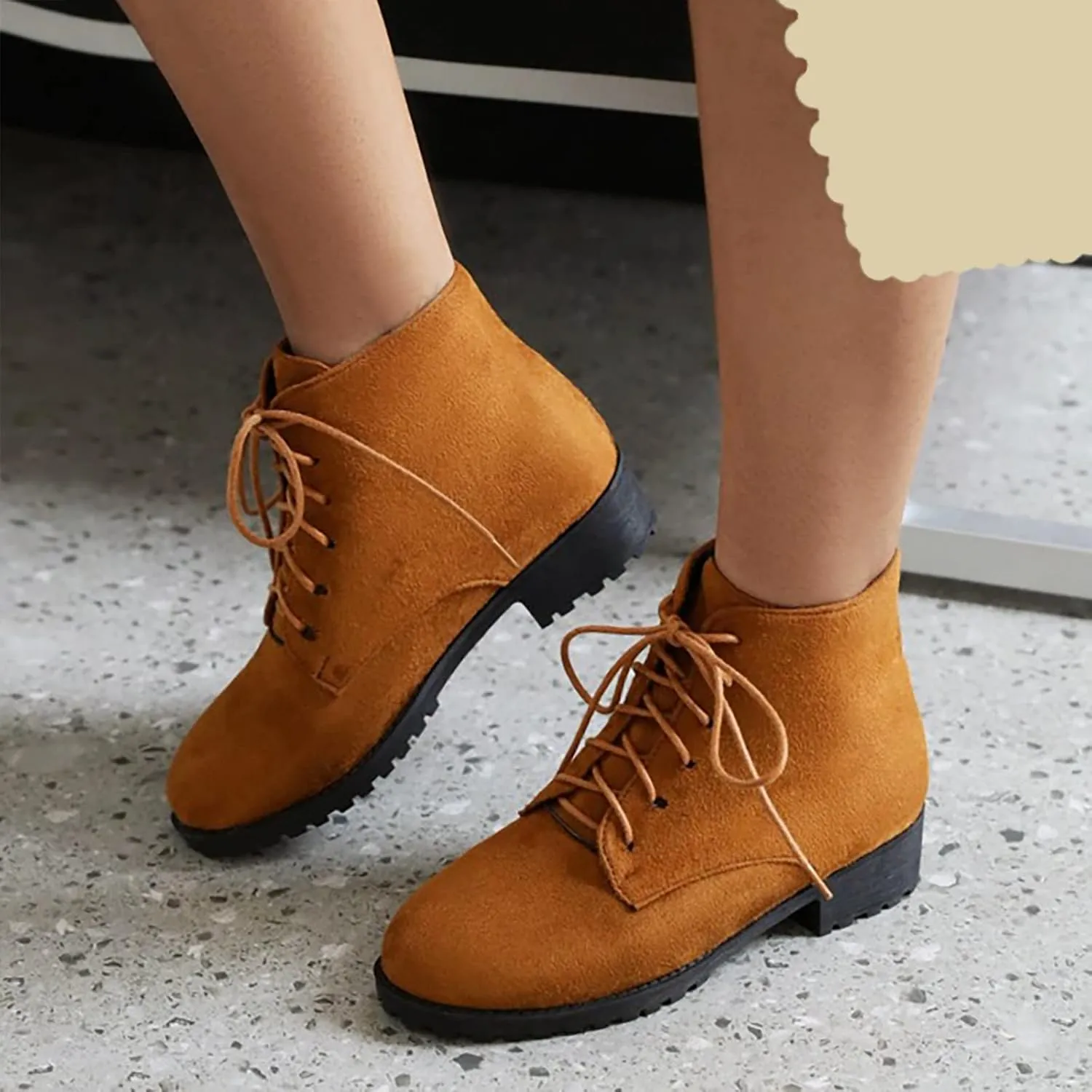 Black Booties for Women Ankle Womens Shoes Booties Comfortable Boots for Men Ankle Bootie for Women with Heel Round Toe Flat Heel Chunky Low Heel Classic Pointed Toe