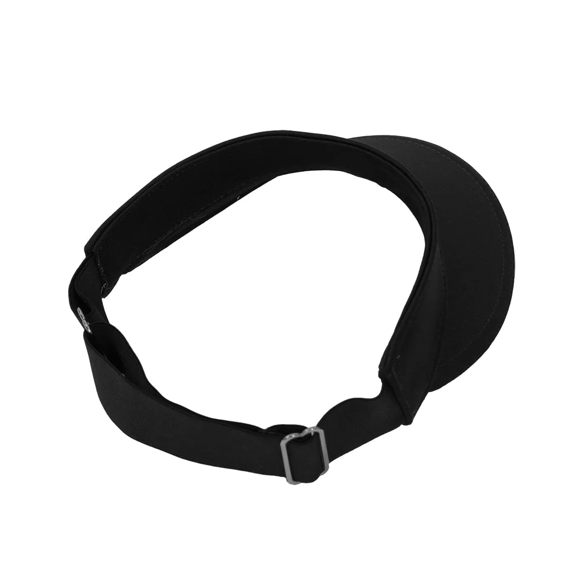 Black Visor with Wide Brim