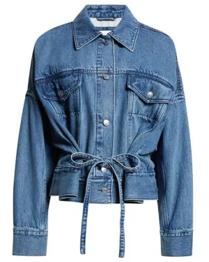 Blue Denim Boxy Jacket