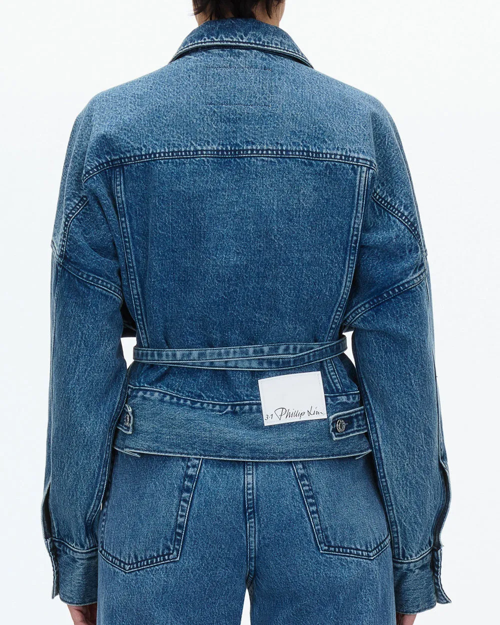 Blue Denim Boxy Jacket