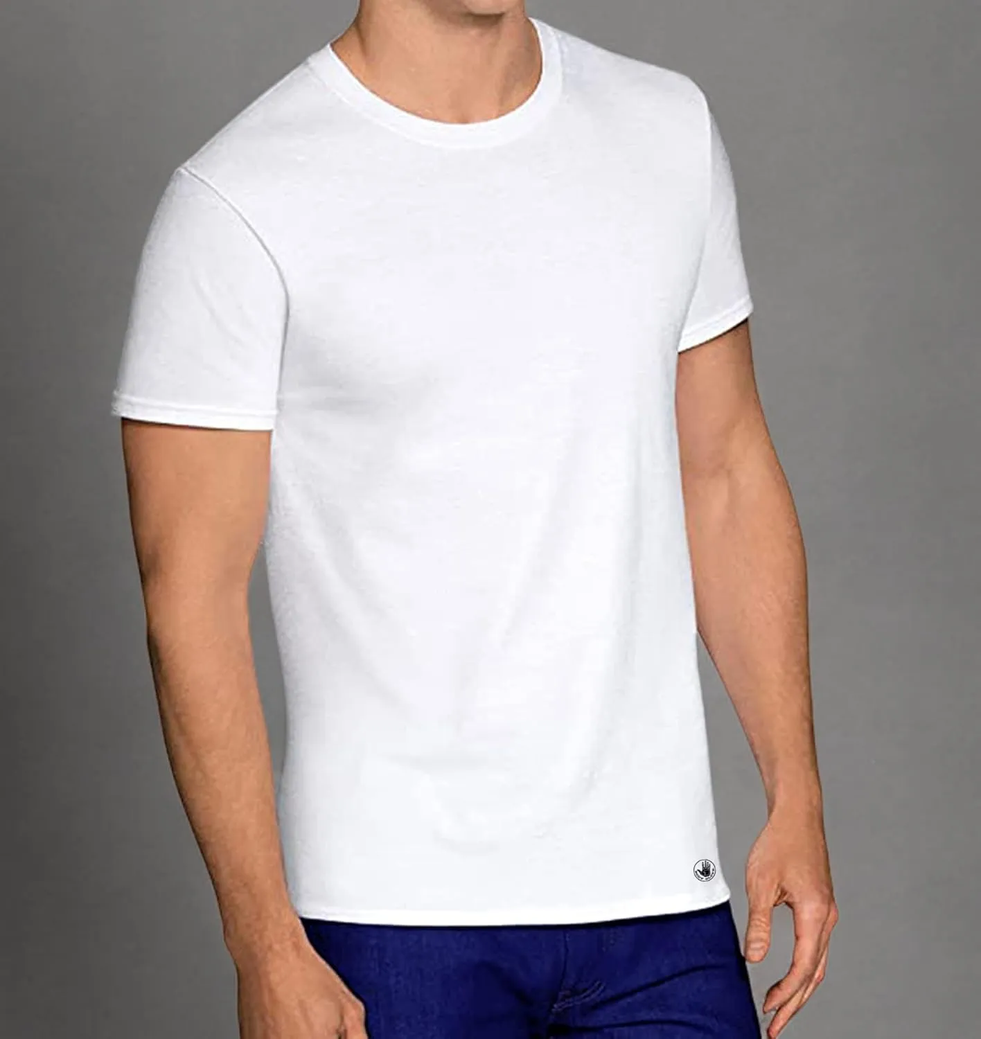 Body Glove Mens 3-Pack Micro Modal T Shirts, Cool Plain Undershirts & Gym Tshirts, Multipack White Tees