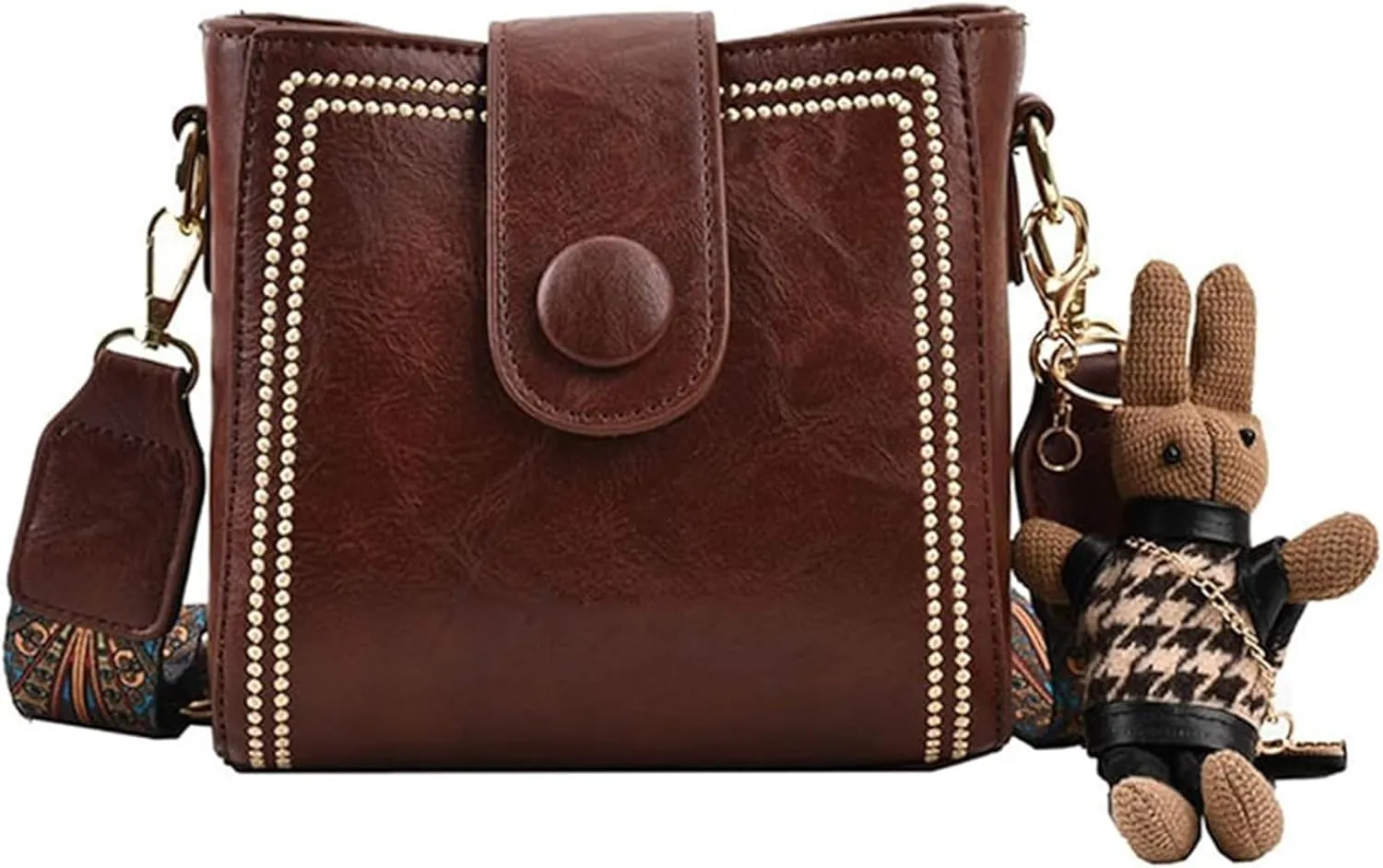 Bootara Bucket Bag, Bootara Women's Vintage Charm Bucket Bag, Adjustable