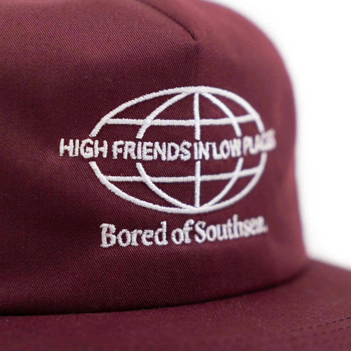 Bored of Southsea High Friends Cap - Maroon