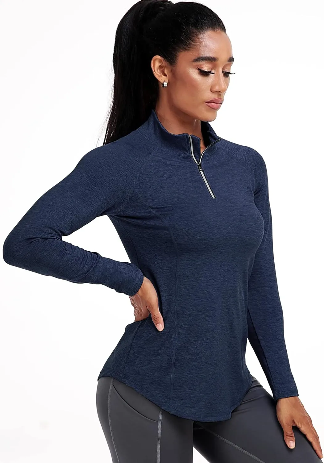CADMUS Women's Long Sleeve Shirts for Workout Athletic Hiking Shirts Yoga