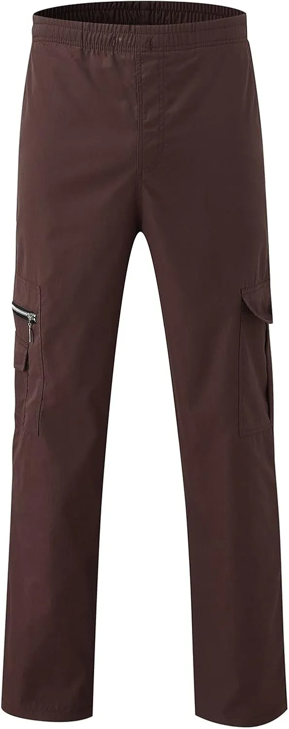 Cargo Pants for Men Relaxed Fit Loose Workout Jogger Cargo Pant Mens Sports Pants Men's Fashion Loose Handsome Pocket