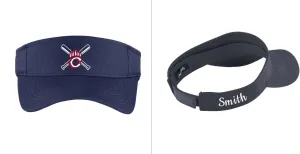 Chap Baseball Visors- matte or glitter