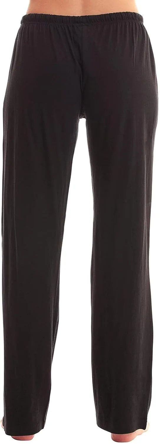 Christmas Pants for Women Buffalo Plaid Soft Touch Sleep Trousers Elastic Waistband Straight Leg Joggers Sweatpants
