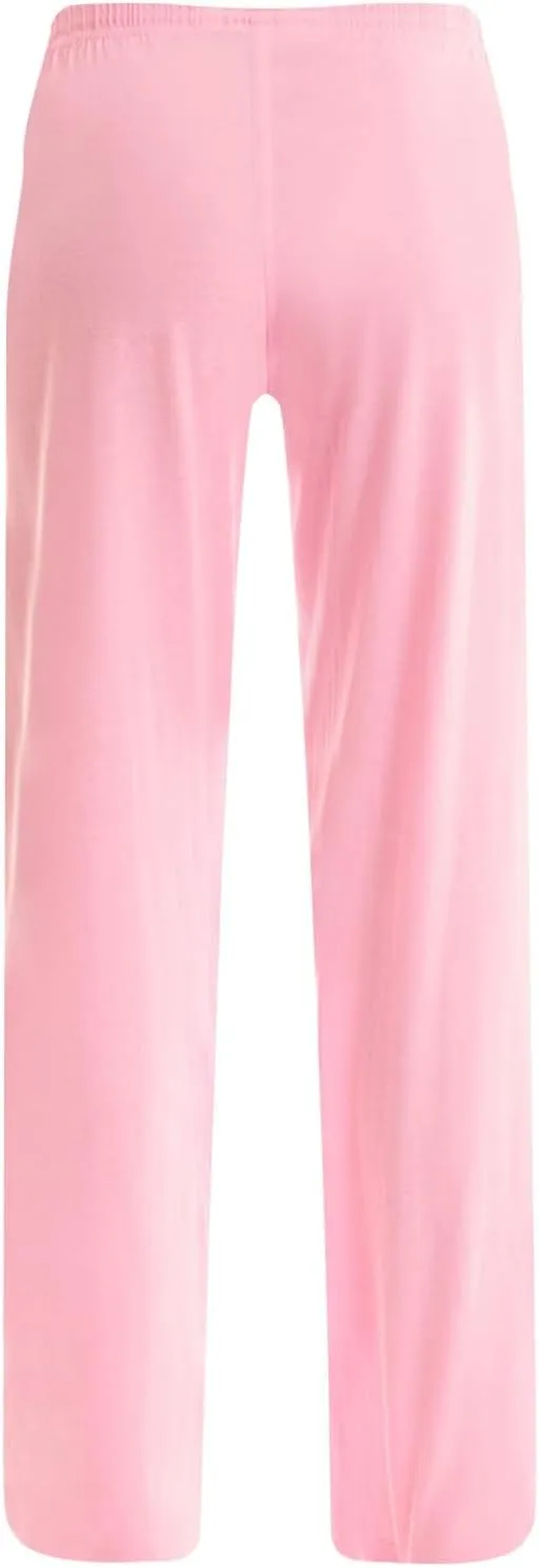Christmas Pants for Women Buffalo Plaid Soft Touch Sleep Trousers Elastic Waistband Straight Leg Joggers Sweatpants