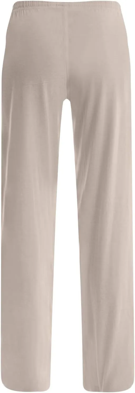 Christmas Pants for Women Buffalo Plaid Soft Touch Sleep Trousers Elastic Waistband Straight Leg Joggers Sweatpants