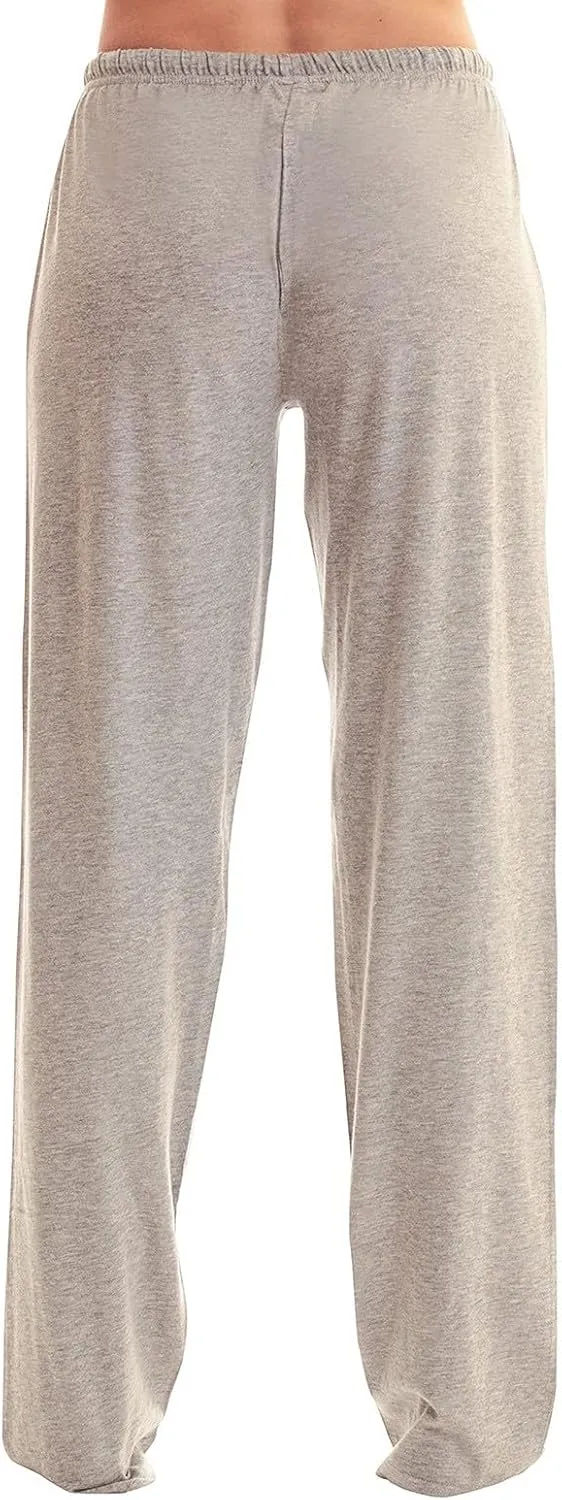 Christmas Pants for Women Buffalo Plaid Soft Touch Sleep Trousers Elastic Waistband Straight Leg Joggers Sweatpants