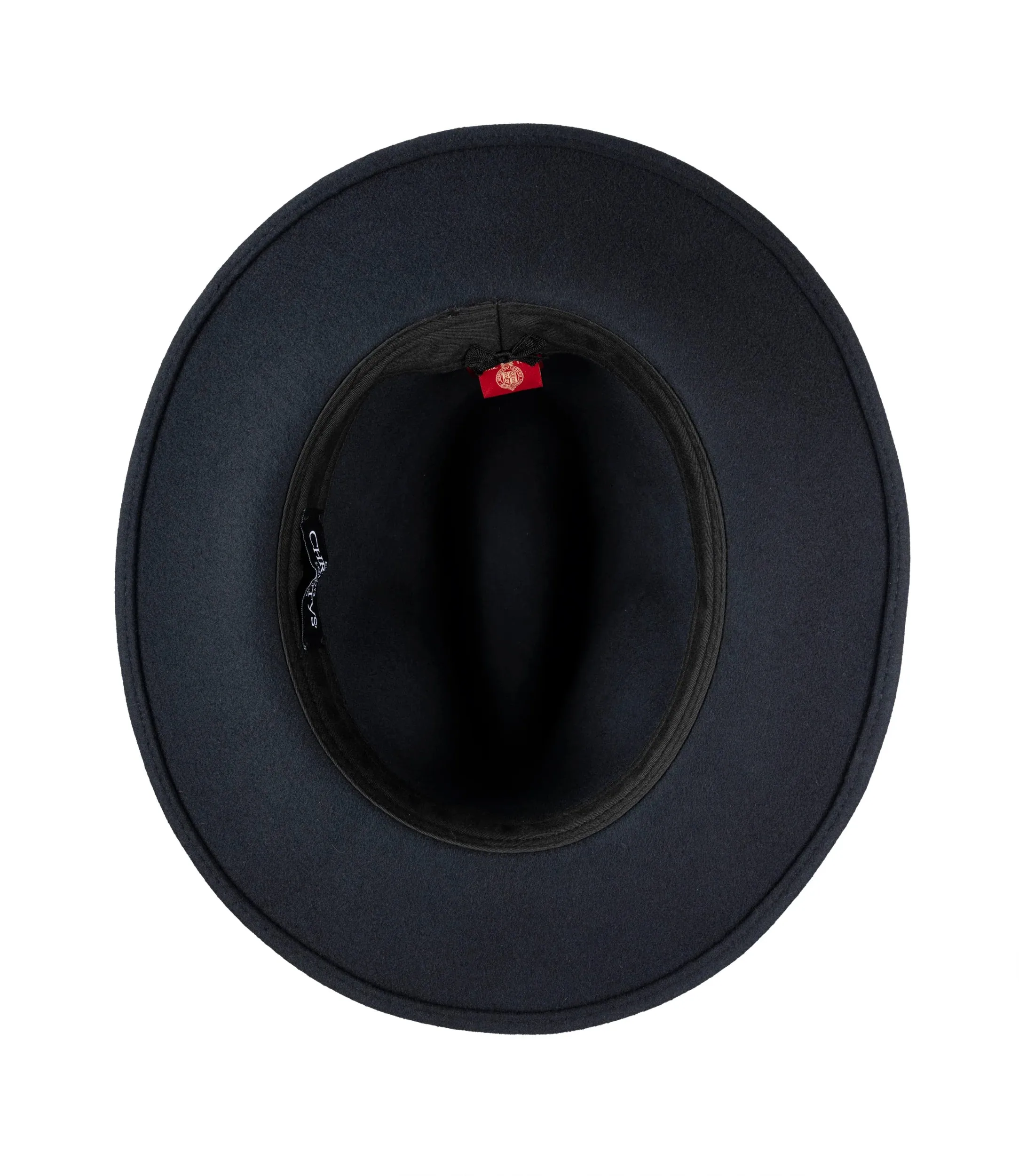 CHRISTYS' Crushable Wool Felt Safari Hat - Navy
