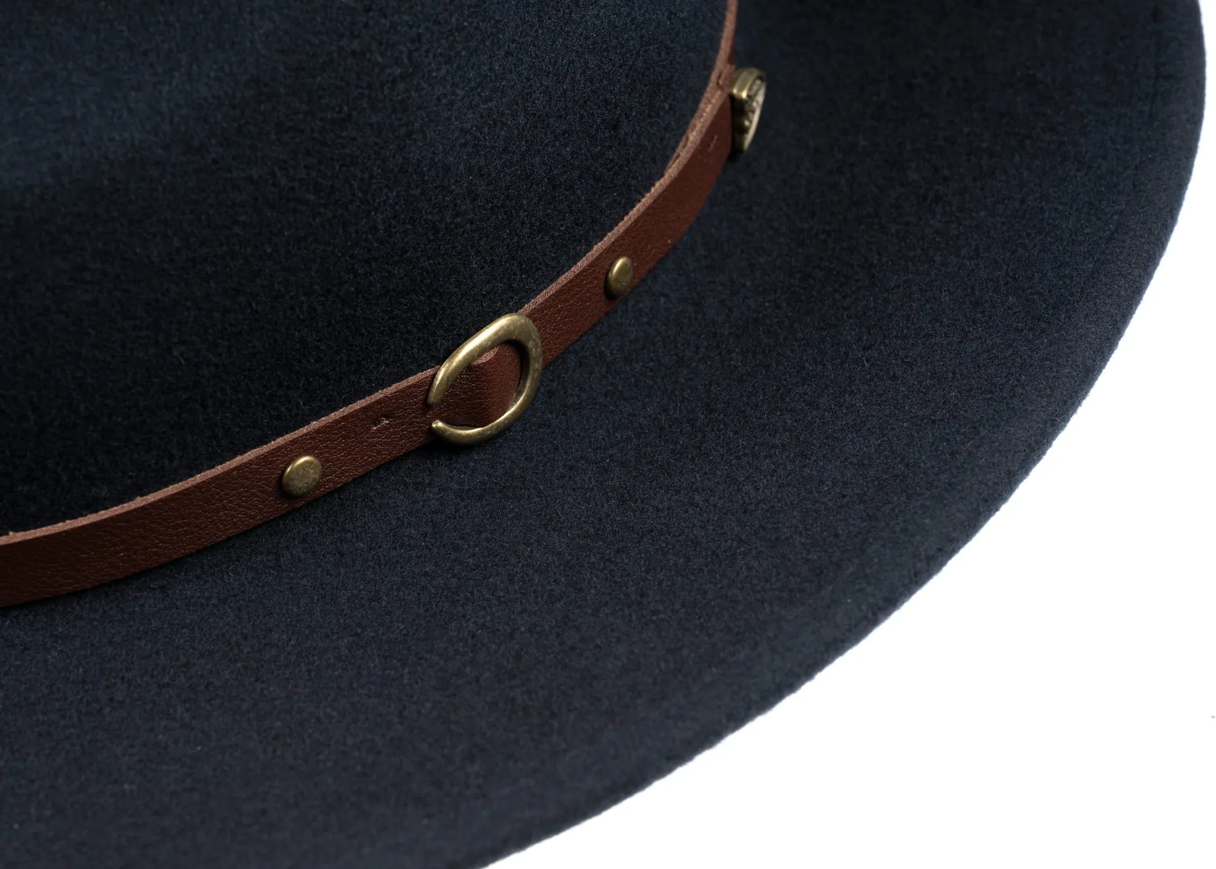 CHRISTYS' Crushable Wool Felt Safari Hat - Navy