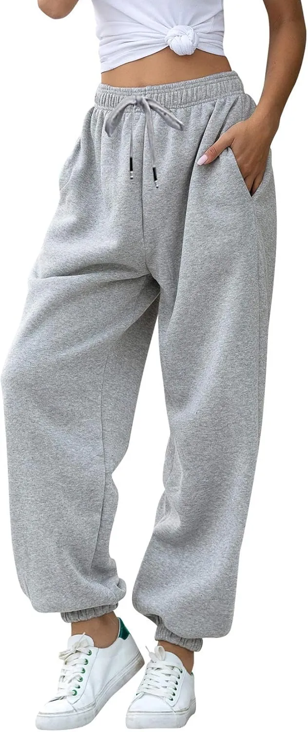Cinch Bottom Sweatpants for Women with Pockets