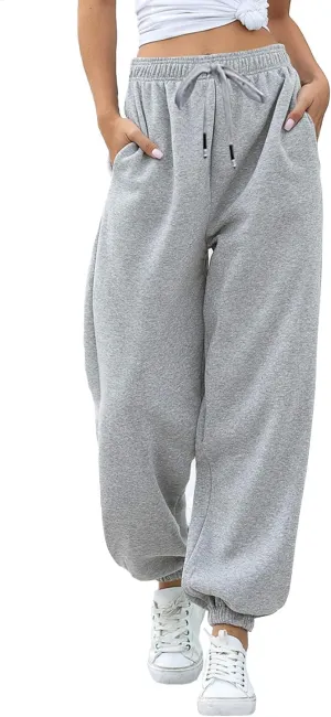 Cinch Bottom Sweatpants for Women with Pockets