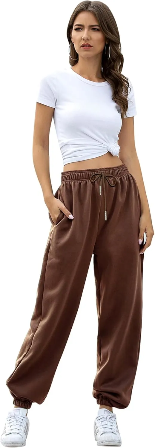 Cinch Bottom Sweatpants for Women with Pockets