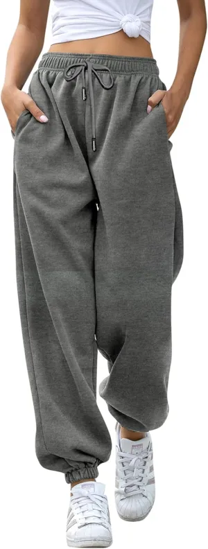 Cinch Bottom Sweatpants for Women with Pockets