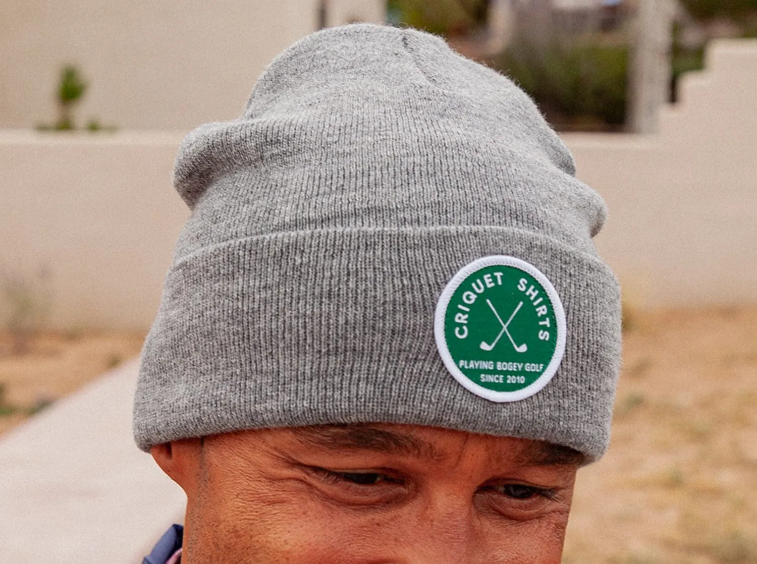 Classic Cuffed Beanie - Bogey Golf - Heather Gray