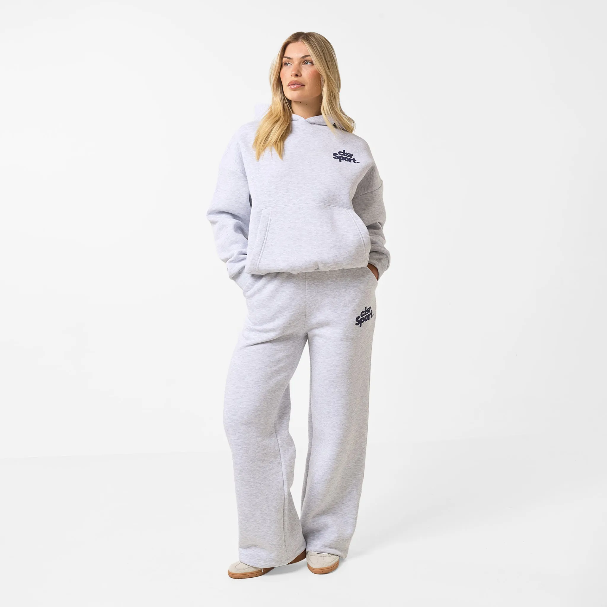 CLSR Sport Open Hem Tracksuit | Grey Marl