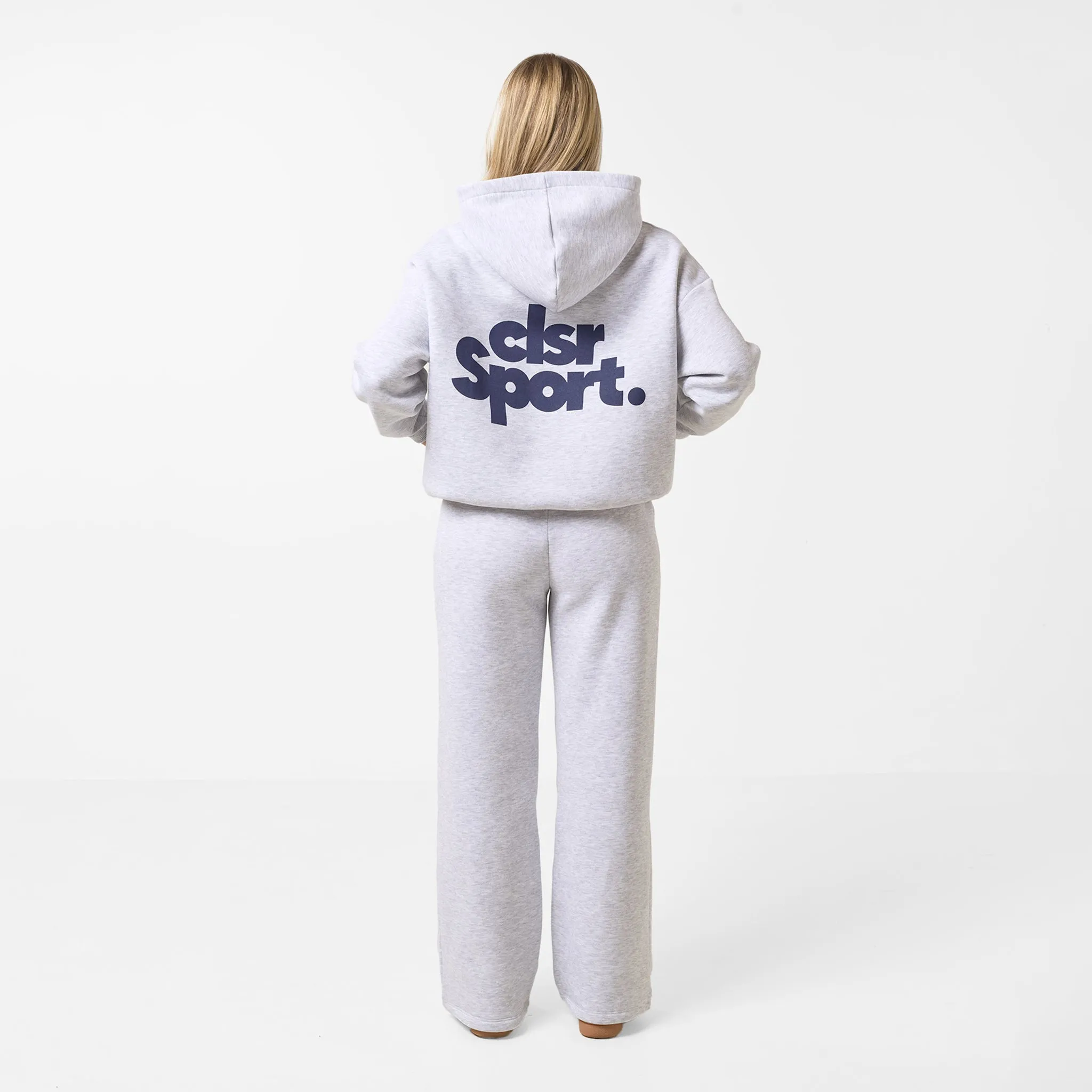 CLSR Sport Open Hem Tracksuit | Grey Marl