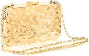 Clutch Purses for Women, Evening Bag, Elegant Metallic Clutch Purse with Chain for Wedding, Party and Formal Event