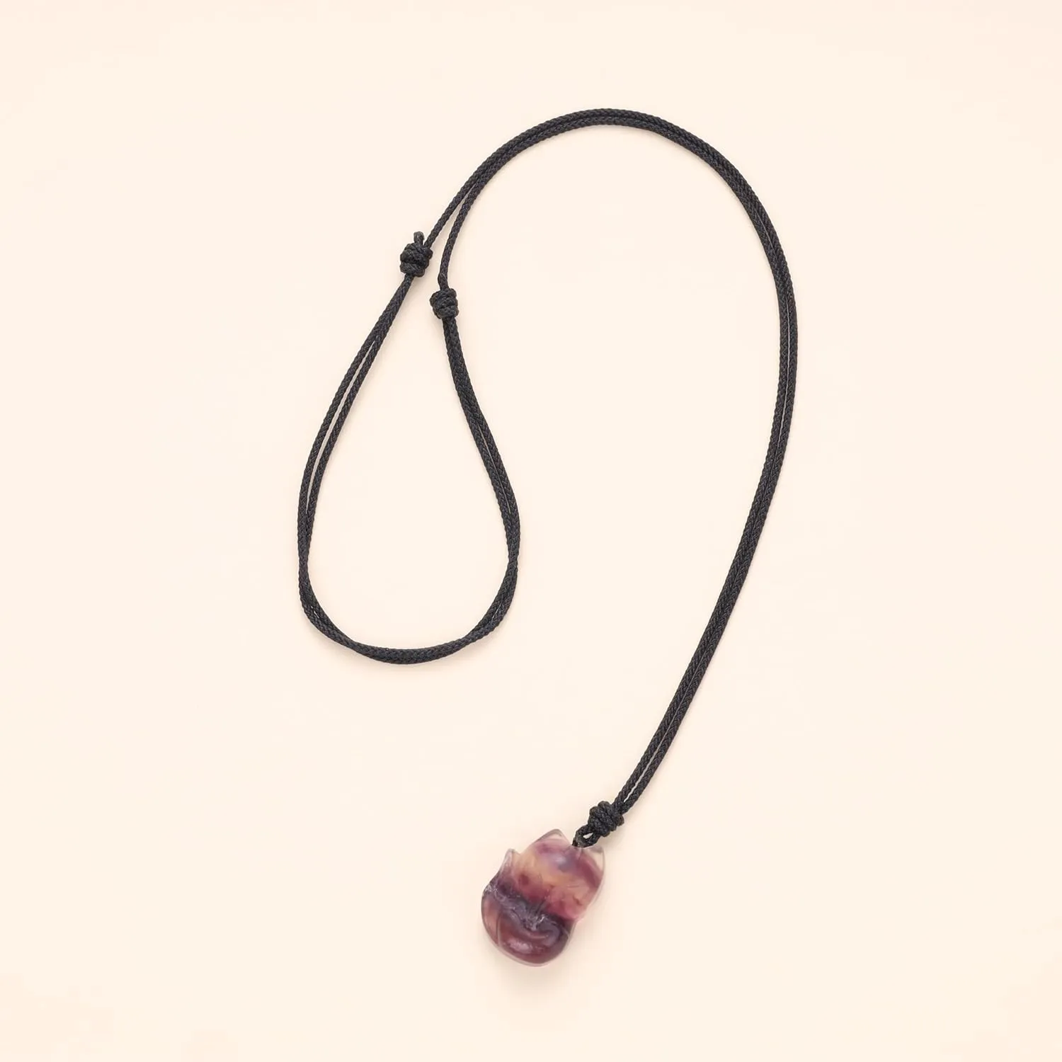 COAI Mens Womens Stone Fox Pendant Necklace