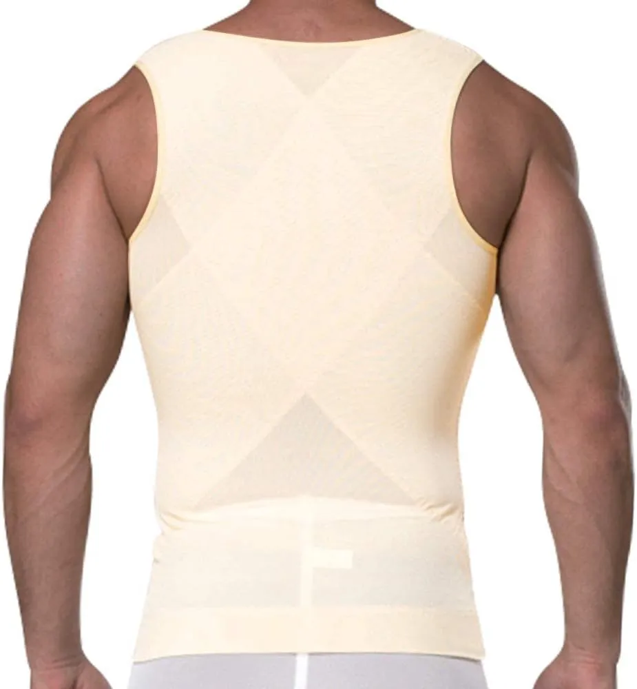 Compression Shirts for Men Body Shaper Slimming Shirts Shapewear with Zipper