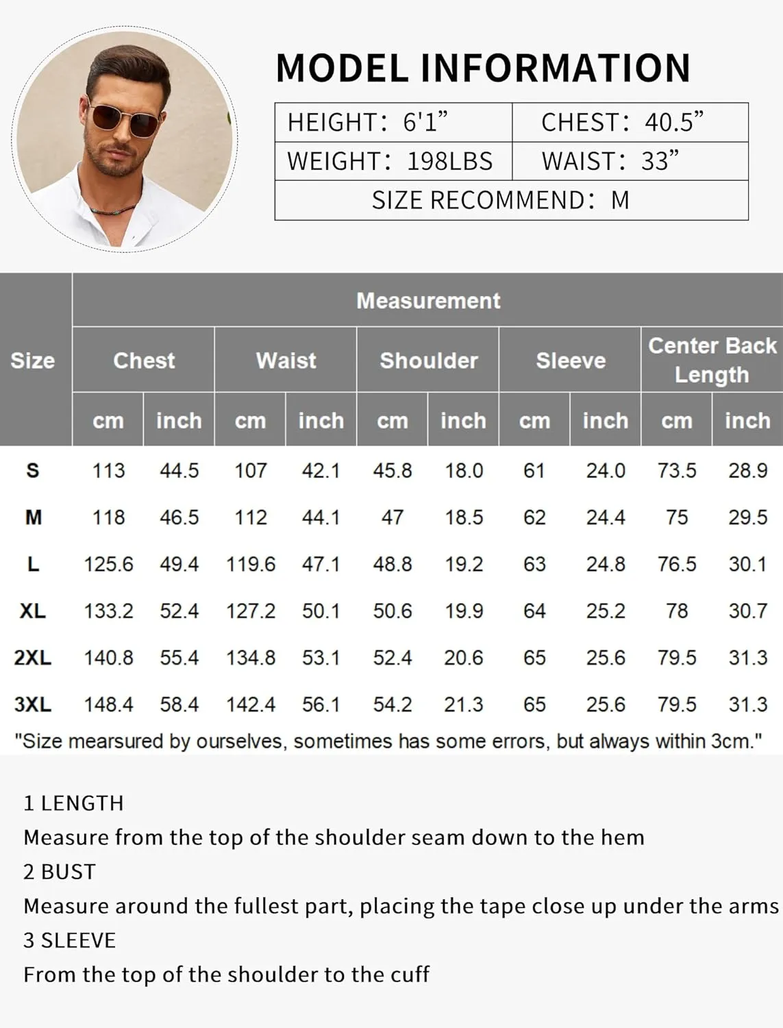 COOFANDY Men's Casual Henley Shirts Long Sleeve Hippie Beach T Shirts Yoga Summer Top