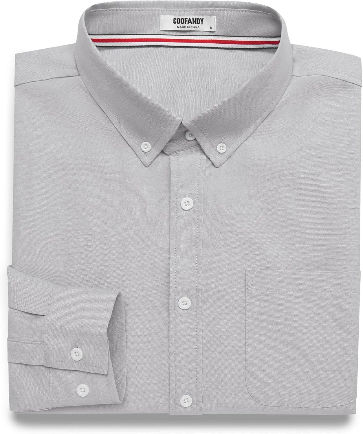 COOFANDY Mens Long Sleeve Button Down Shirt Casual Untucked Shirts for Men Oxford Dress Shirts